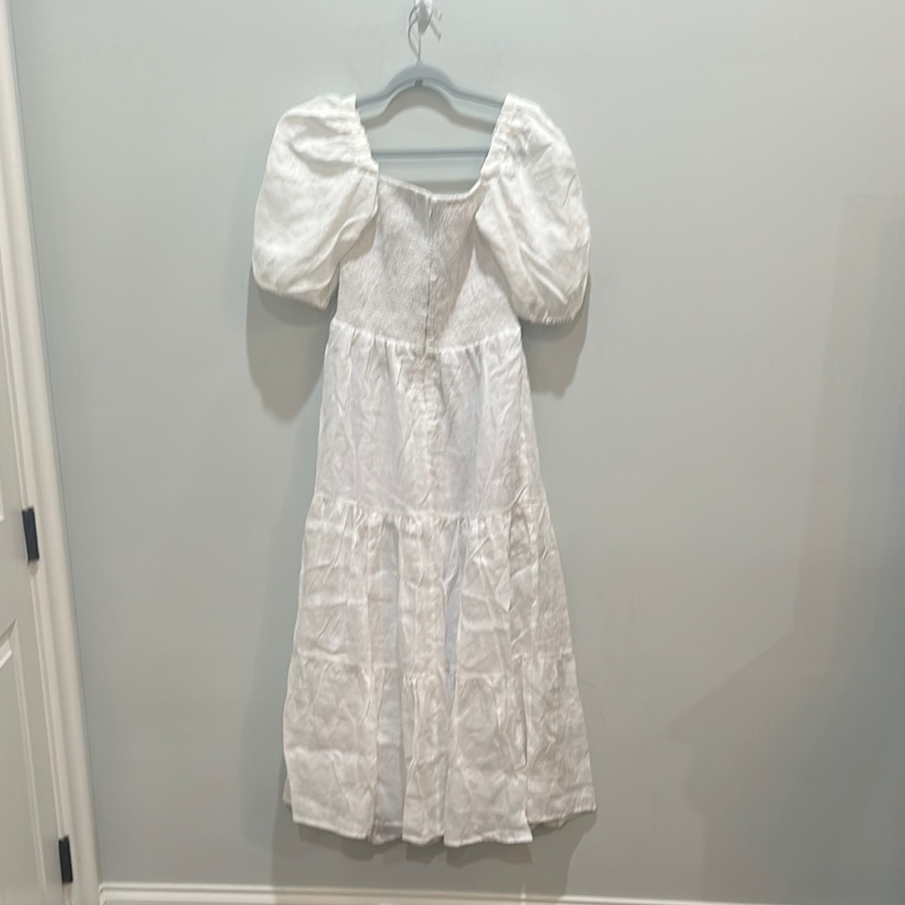 Faithfull the Brand White Puff Sleeve Sundress - Picture 11 of 11